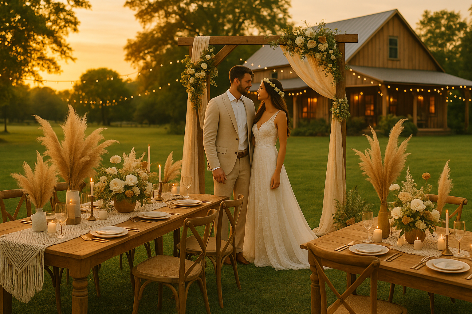 Rustic Is Not Boring Farmhouse Weddings Is New Luxury